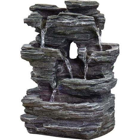 Zen'Light SCFR130 - Fontana naturale, colore: Grigio pietra