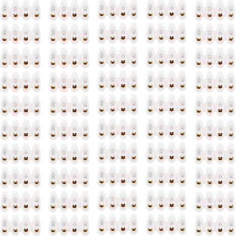 50Pcs Bornier de Jonction Traversant, Connecteur de Fil Ignifuge 60A, Fournitures Industrielles 4 Entrées 4 Sorties (1/5)