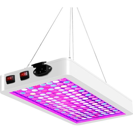 Lampe de culture LED pour plantes succulentes éclairage complémentaire spectre complet légumes fleurs luminaire intérieur plante haute efficacité dissipation thermique double interrupteur réglable sta (1/2)