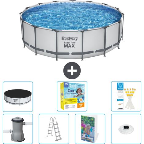 Bestway Bestway Steel Pro MAX Ronde - 488x122 cm - 8-pièces S526 (1/4)