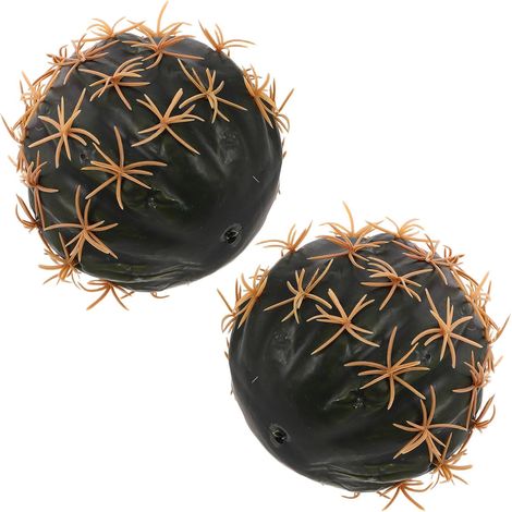 Antenna Ornament 2 Pieces Colorful Artificial Cactus