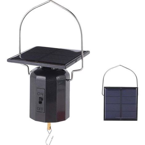 Moteur rotatif à énergie solaire - Pour l'extérieur - Capacité de charge de 2,7 kg-DOU