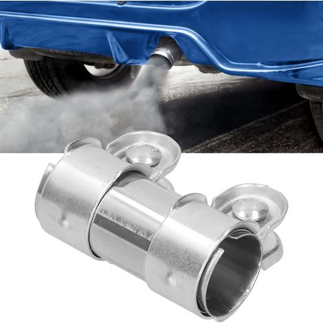 Adaptateur de fixation double pour tuyau d'échappement, modification automobile, Ø35 mm x 95 mm de longueur (1/5)