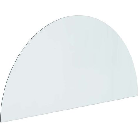 Panneau arrière de cheminée en verre transparent 1200 x 600 mm (1/5)