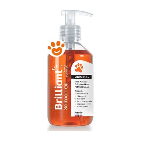 Brilliant Olio di Salmone Puro - Confezione 300 ml -