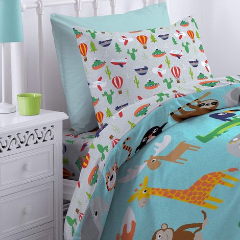 Parure de lit avec Housse de Couette 160 x 220 + 50 x 70 cm (1/4)