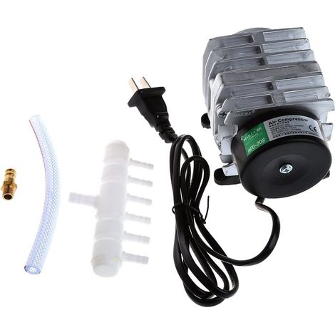 Electromagnetic Air Compressor 45L/Min 25W Air Pump Aerator for Aquarium Oxygen Pond (1/5)