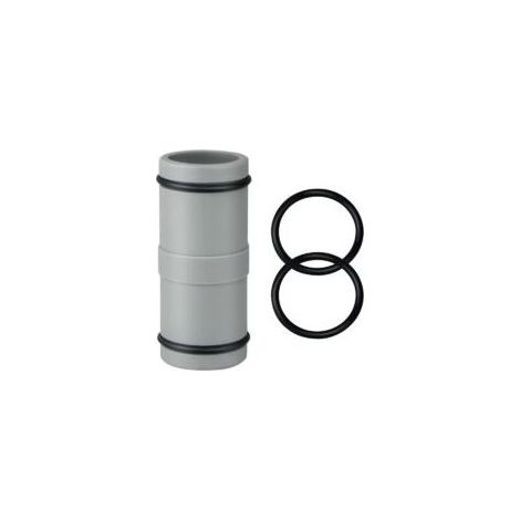 Raccord de tuyau pour piscine 32 mm - Accessoire de tuyau de piscine - Accessoire pour tuyau d'eau - Matériau plastique pour rallonger les tuyaux de piscine (fiche 2 voies) - Crezuo (1/4)