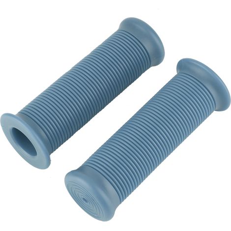 2 grips de guidon moto adaptables rétro TPU 25 mm/1 pouce et 28 mm/1,1 pouce gris-bleu (1/5)