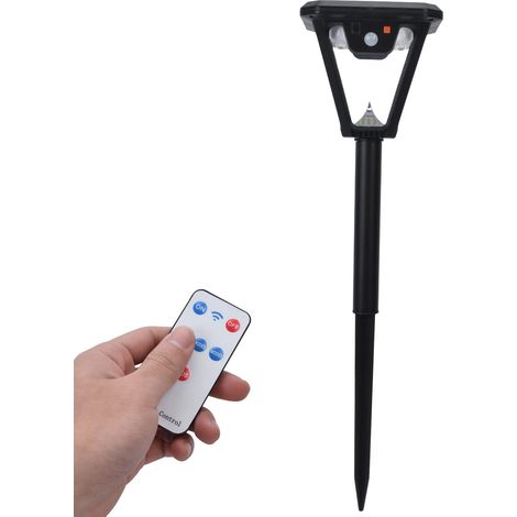 Lampe Solaire De Jardin, Facile À Installer USB Charge Haute Luminosité LED Détection Applique Murale 5 Modes Pour Cour (1/5)