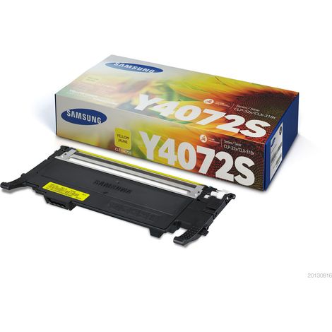 Cartouche de toner jaune Samsung CLT-Y4072S SU472A pour CLP-320/SS060A/CLX-3185 Series (1/3)