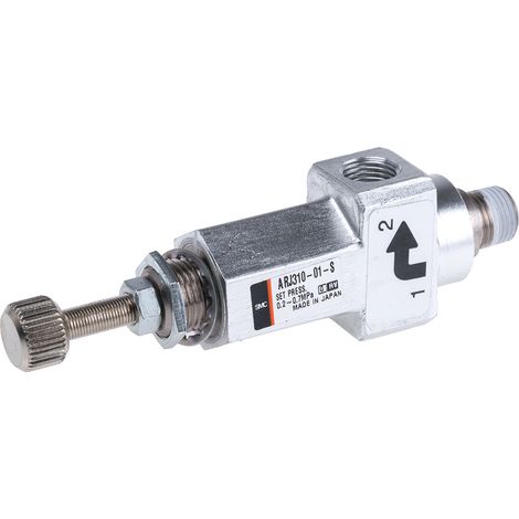 Régulateur de pression SMC ARJ310, M5 x 0,8, R 1/8, 0.2MPa  0.7MPa ( Prix pour 1 )