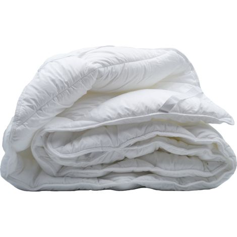 Surmatelas à piquage losanges Blanc 160x200 cm (1/2)