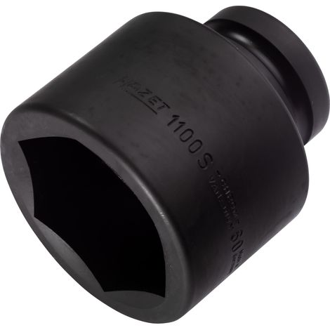 Douille à chocs 1100S-60 ∙ Carré creux 1 pouce (25 mm) ∙ Profil à 6 pans extérieurs ∙ Taille 60 mm (1/2)