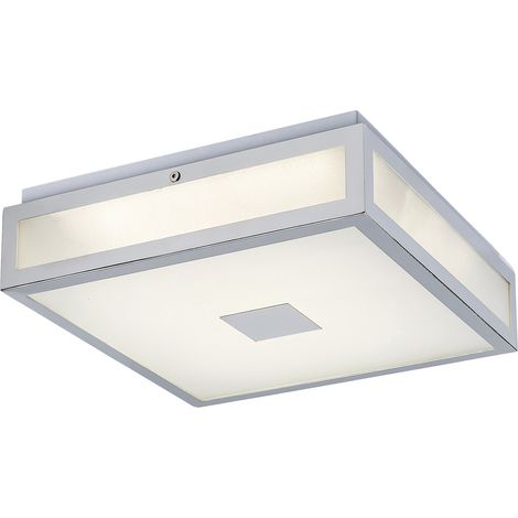 Plafoniera bagno quadrata cromo LED 24W IP44 Rabalux (1/5)