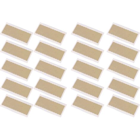 240 bandes adhésives double face pour extensions de cheveux, résistantes à l'eau, pour perruques, usage domestique et professionnel, format 0,31 x 1,57 po, papier kraft coloré (1/5)