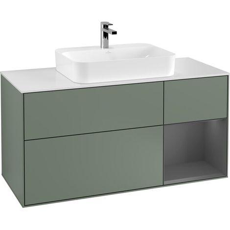 Villeroy & Boch F421GKGM Meuble sous-lavabo Finion F42 (1/2)