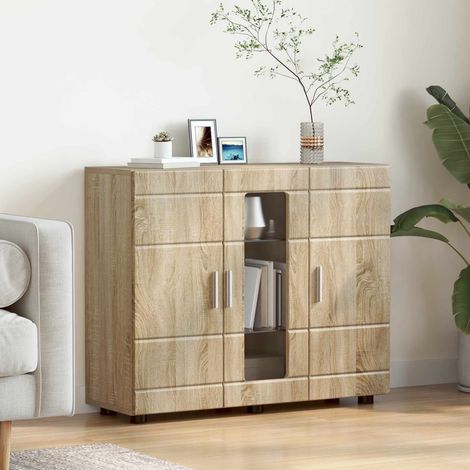 Teenpull – Holzschrank Sonoma-Eiche Holzwerkstoff (1/4)