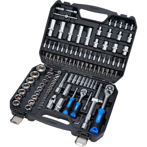Draper 24230 Draper HI-TORQ Metric Socket and Bit Set, 1/4"" and 1/2"" Sq. Dr. (110 Piece) (1/3)