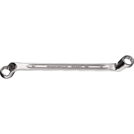 STAHLWILLE Clé polygonale double, fortement contre-coudée 21X23 mm