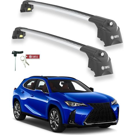 TURTLE kompatibel mit Lexus Ux (Za10) 2019-2025 Dachträger Air2 Grau (1/5)
