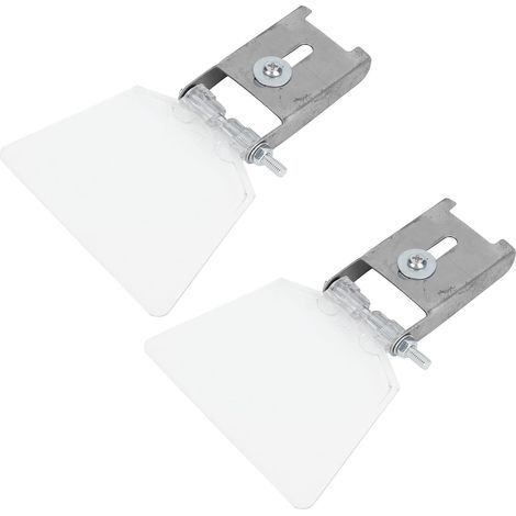 Visière de Roue de Meuleuse, 2 Pièces Visière de Meuleuse D'établi 304 Petit Boîtier en Acier Inoxydable Outil Bouclier Accessoires de Fixation (1/5)