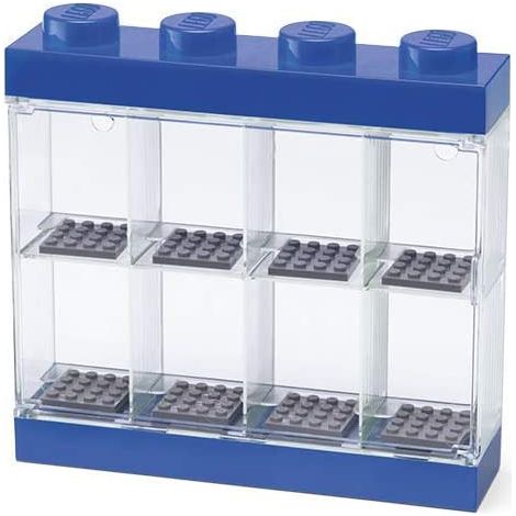 LEGO vitrine 8 Minifiguren 18 x 19 cm Polypropylen blau (1/2)