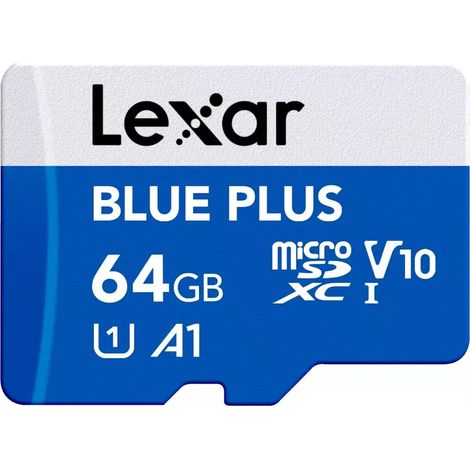 Memoria Micro SDXC UHS-I/W/A de 64 GB Lexar LMSBLPL064G-BNANG (1/2)