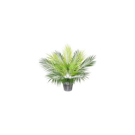 Grande Plante Artificielle de 51 cm en Pot - Palmier Décoratif Faux, Décoration d'Intérieur Verte sans Arrosage (1/5)