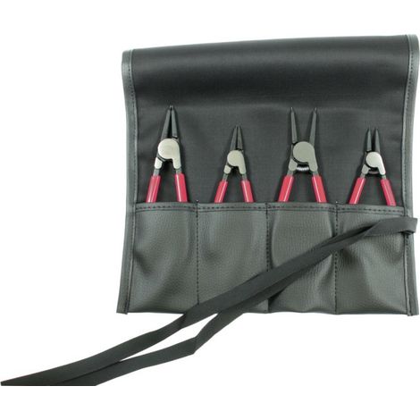Juego de pinzas para circlips 4 unidadesJ1,J2+A1,A2 FORTIS