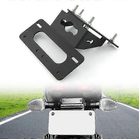 Support de plaque d'immatriculation, kit de suppression de garde-boue arrière et de plaque d'immatriculation pour Suzuki SV650 (2017-2023), SV650X et SV650 ABS. Compatible avec les modèles SV650X et S (1/5)
