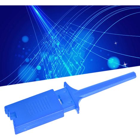 Set mit 20 flachen Testhaken, Testclip-Typ, in Blau erhältlich. (1/5)