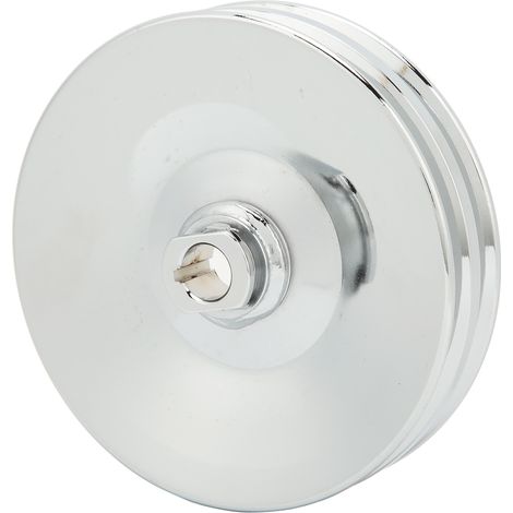 Poulie de pompe de direction assistée avec rainure de clavette, arbre de 5/8 po, double gorge 26028613 pour moteur SBC BBC 350 454 (1/5)