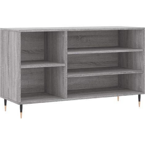 Maison Exclusive - Scarpiera Grigio Sonoma 102x36x60 cm in Legno Multistrato