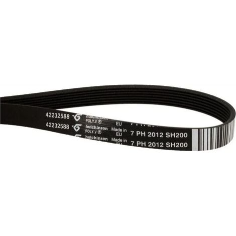 Sharp – Courroie 7ph2012 pour sèche-linge – Longueur 2012 mm – Profil Poly-V H – Compatible KD-GHB9S7GW2-FR