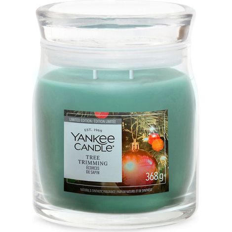Candela media Signature 368g Verde Yankee Candle