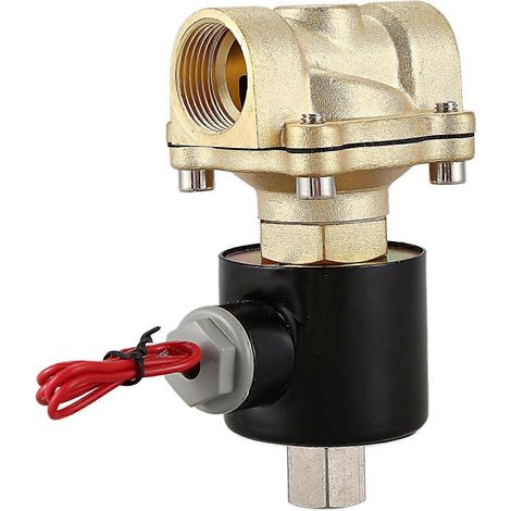 3 4inch DN20 laiton électrique électrovanne 220V pour eau huile essence (1/5)