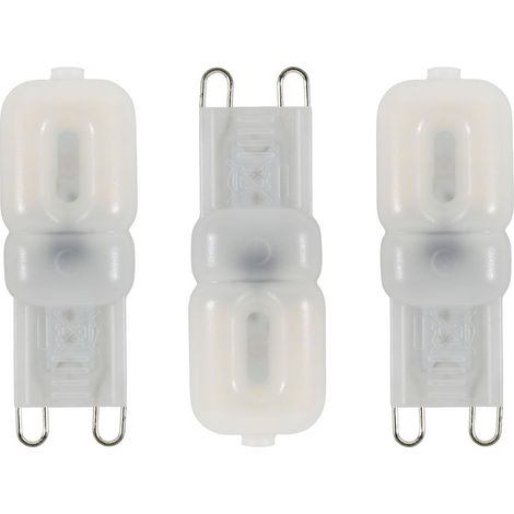 Litecraft Light Bulb G9 Capsule 2 Watt LED Non Dimmable Warm White Lamp - 3 Pack (1/4)