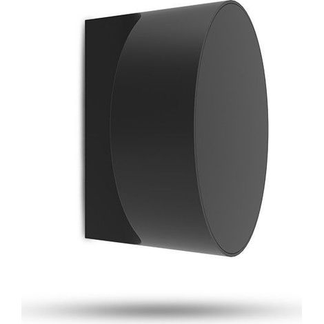 Applique Murale LED ronde 10W 3000K Noir IP65 Miidex Lighting® (1/5)
