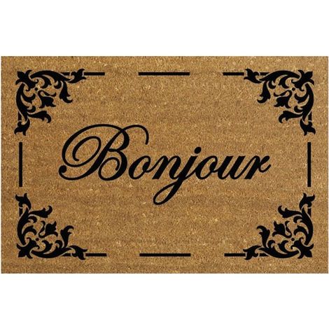 Tappeto Coco Naturale Bonjour 40x60cm - Idmat