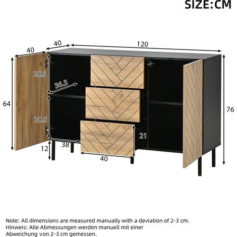 Möbelstück aus Stoff in Natural Wood 120 x 40 x 76 cm HOMAIRE (1/5)