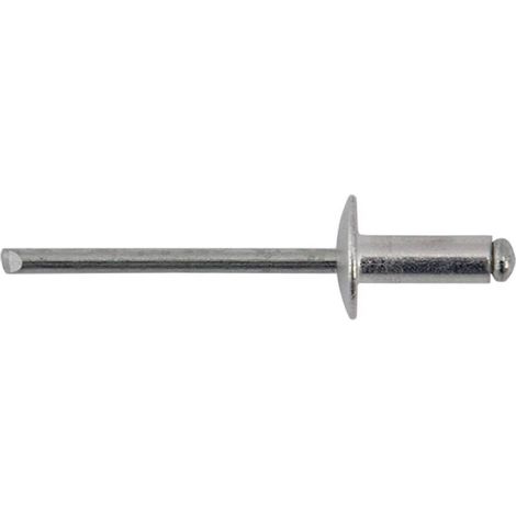 RIVETTO A STRAPPO IN ALLUMINIO 4,8 x 20 - Ø testa 14 cf. 25 pz