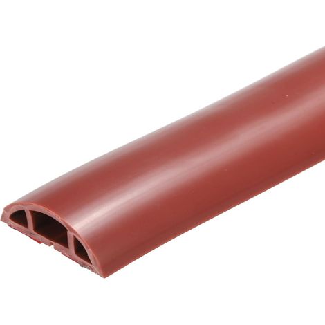 Plancher Cordon Couverture Câble Protection 0.4" W x 0.28" H 10ft Auto-adhésif Câble Management pour Maison Bureau (1/5)
