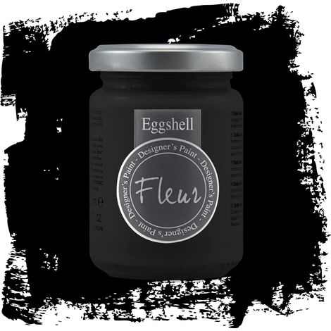 Fleur - Smalto satinato - Fleur eggshell 130 ml - scegli il colore / -/F77 black (1/5)