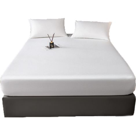 Housse de matelas respirante et anti - poussière - housse de matelas imperméable - poche profonde de 30 cm (1/4)