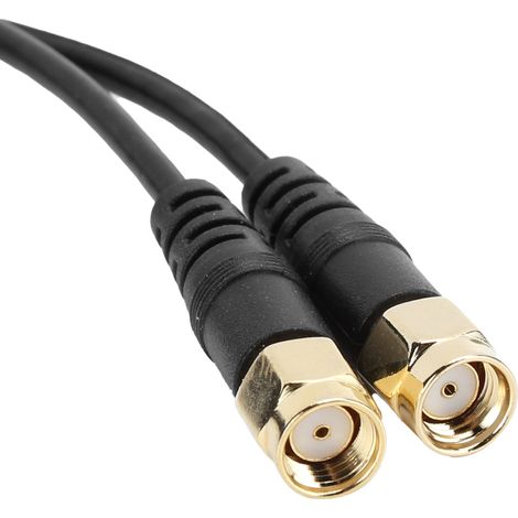 Support d'antenne magnétique avec câble d'extension RP-SMA femelle-femelle et support de fixation