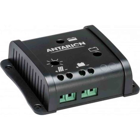 Régulateur de charge solaire PWM 160W 10A – Mode désulfatation pour batteries acides – Dimensions 11,3 x 10,5 x 3 cm – Poids 0,15 kg – Antarion