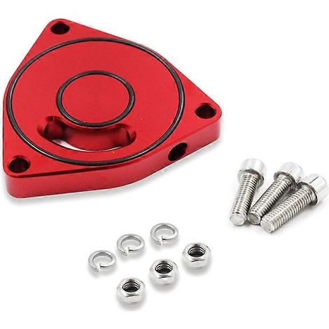 Pour adaptateur de soupape de décharge (BOV) en billet pour moteur 1.5T Coupe 2015-2021, avec plaque d'espacement pour valve de soufflage. (1/4)