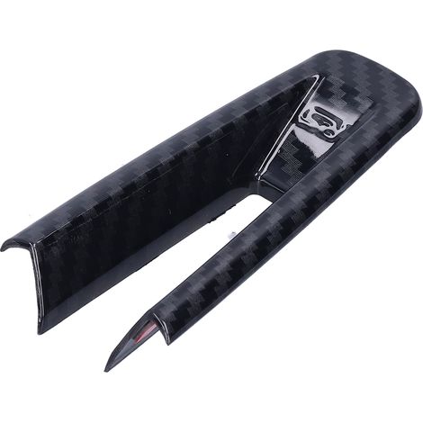 Habillage Volant Fibre Carbone Brillant Noir pour Mazda 3/Axela 2020 - Décoration Sticker (1/5)