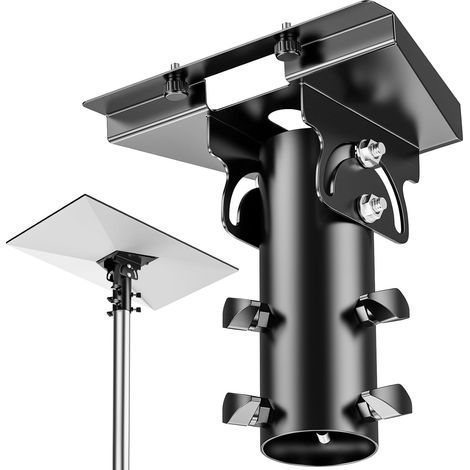 Support, Adaptateur de tuyau, Support de Poteau, Rotation 360° (1/5)
